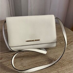 Michael Kors Cream Crossbody Bag